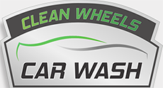 Clean Wheels Car Wash Logo